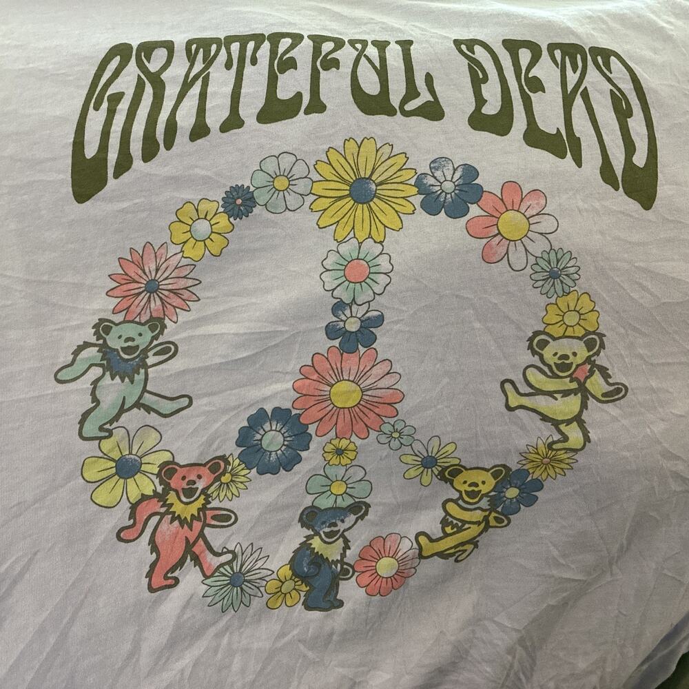 Z9834 Vintage Music Graphic T-Shirt Grateful Dead, American Eagle tag size XS